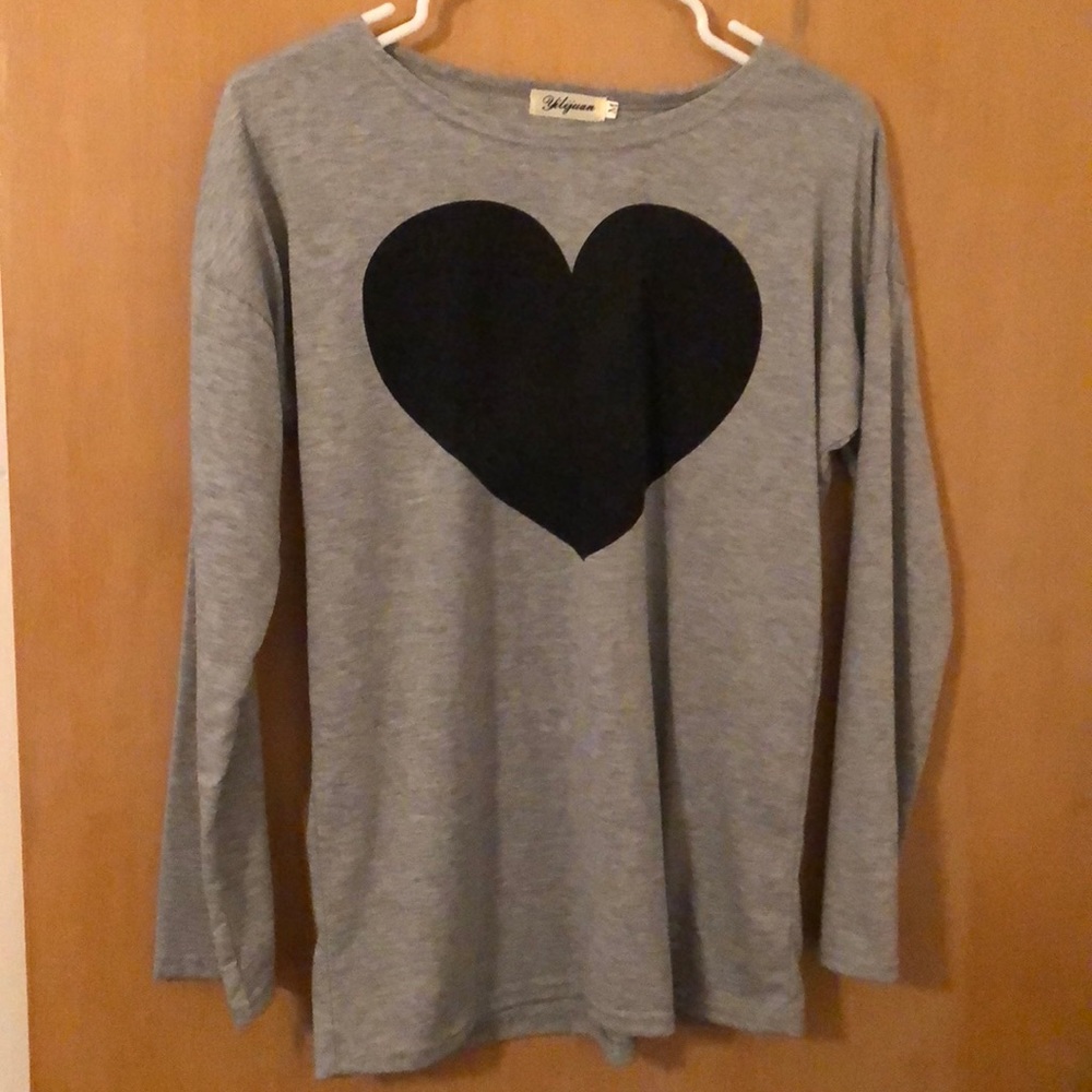 Heart long sleeve shirt